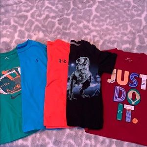 Bundle of boys T-shirt’s size 6/7